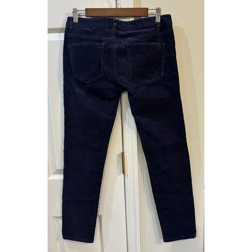 Vineyard Vines‎ Corduroy Pants Women's Sz 4 Navy Mid Rise Stretch Pockets - Picture 2 of 7
